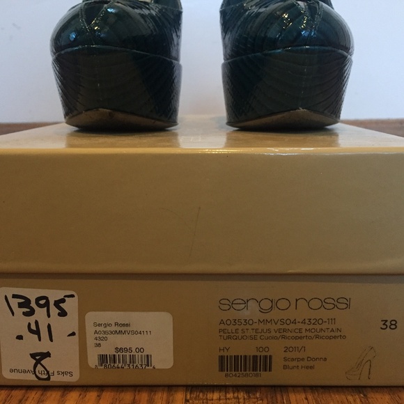 Sergio Rossi Platform Peep Toe Heels - Picture 3 of 5